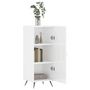 Voir la diapositive 4 : VIDAXL Buffet Blanc brillant 34,5x34x90 cm Bois d'ingenierie