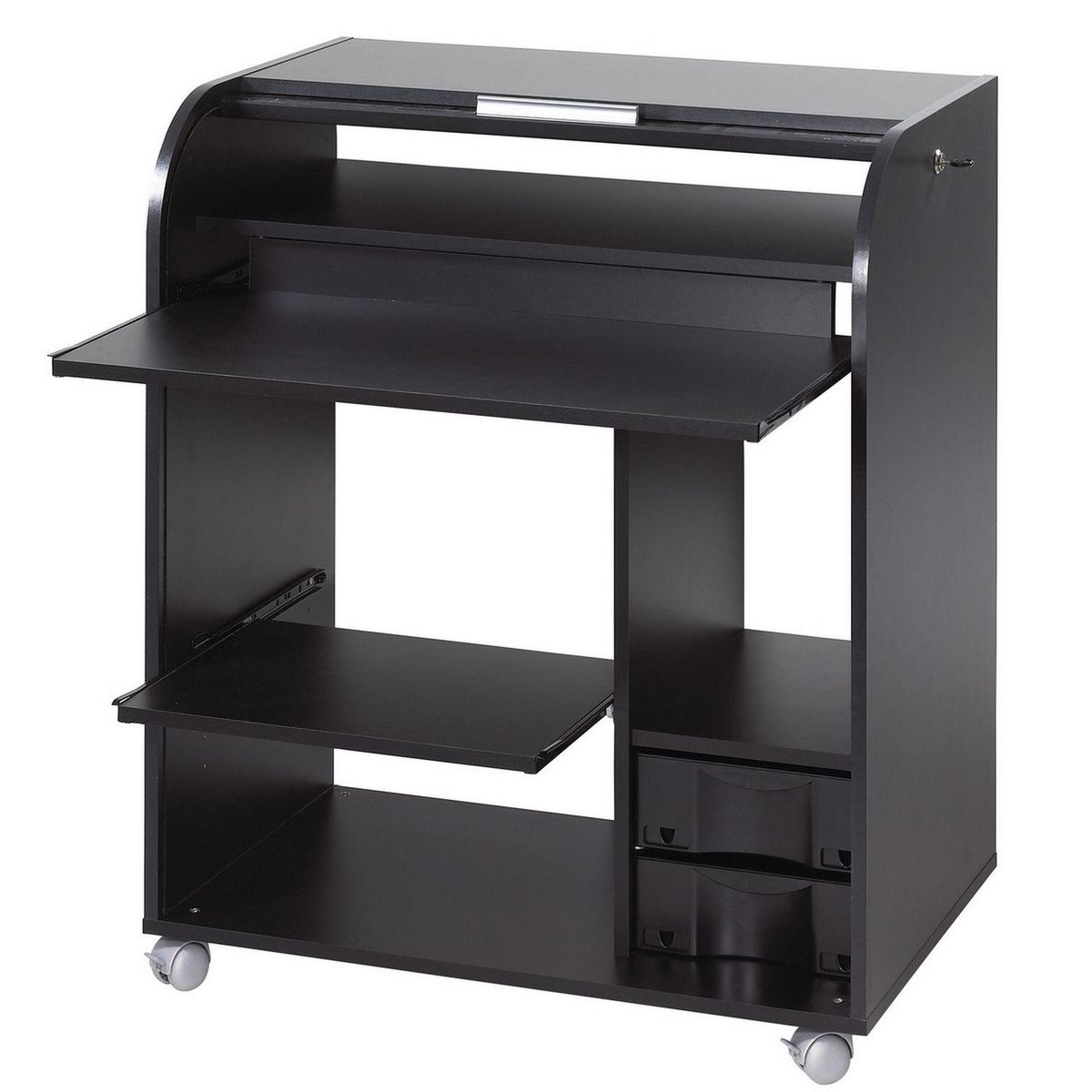 Bureau droit à roulettes L79.2cm BILLY