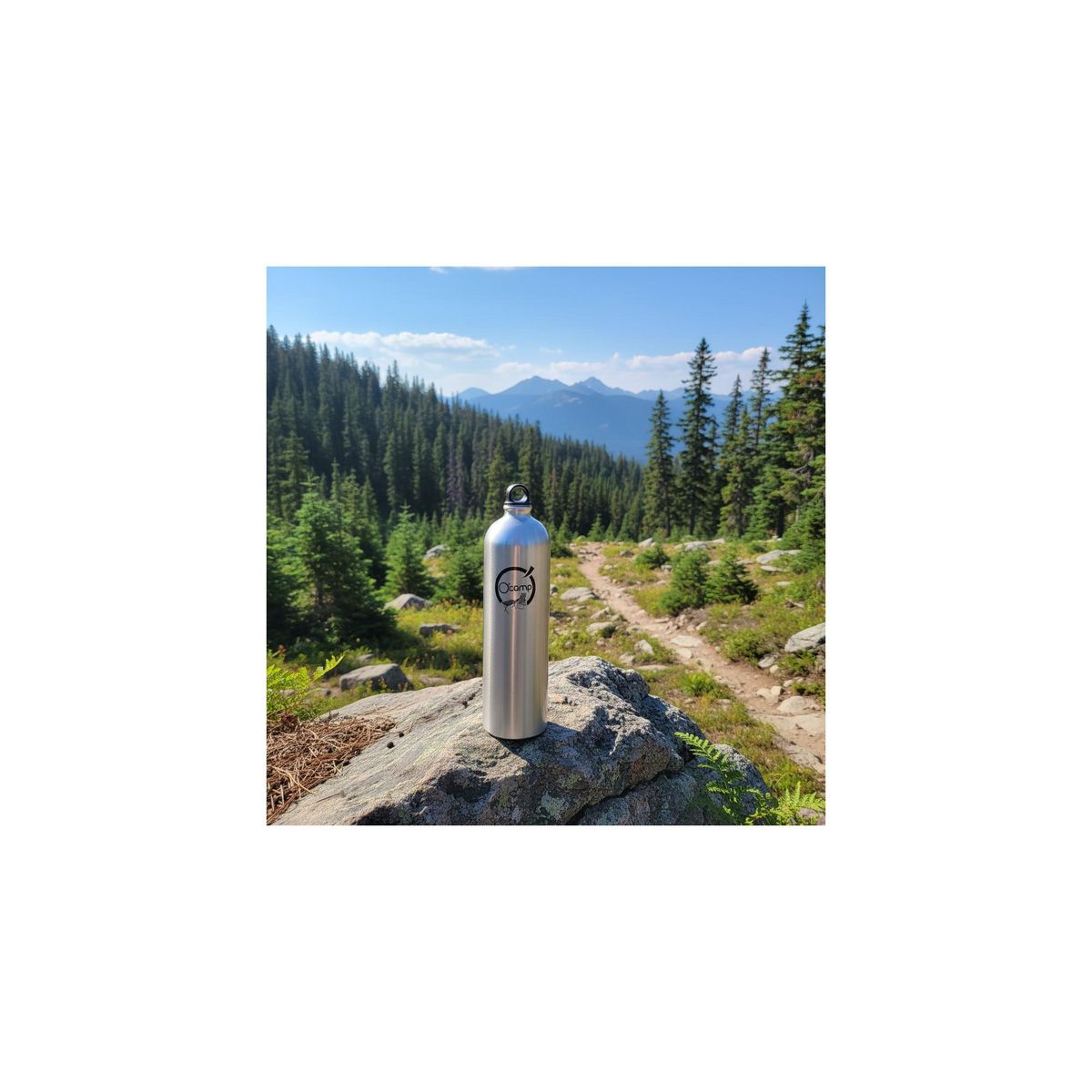 O'Camp Gourde de randonnée - O'camp - En aluminium - Contenance : 1,5 Litres