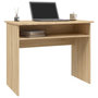Voir la diapositive 3 : VIDAXL Bureau Chene sonoma 90x50x74 cm Bois d'ingenierie