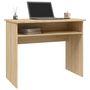 Voir la diapositive 3 : VIDAXL Bureau Chene sonoma 90x50x74 cm Bois d'ingenierie