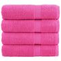 Voir la diapositive 1 : VIDAXL Essuie mains de qualité supérieure SOLUND 4 pcs rose 600 g m²
