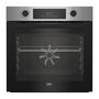 Voir la diapositive 1 : Beko Four encastrable Pyrolyse Chaleur pulsée BEKO BBIM11300XMP Inox - Porte froide - 72L - 59,4 cm