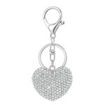 SC CRYSTAL Bijou de sac coeur SC Crystal orné de Cristaux scintillants