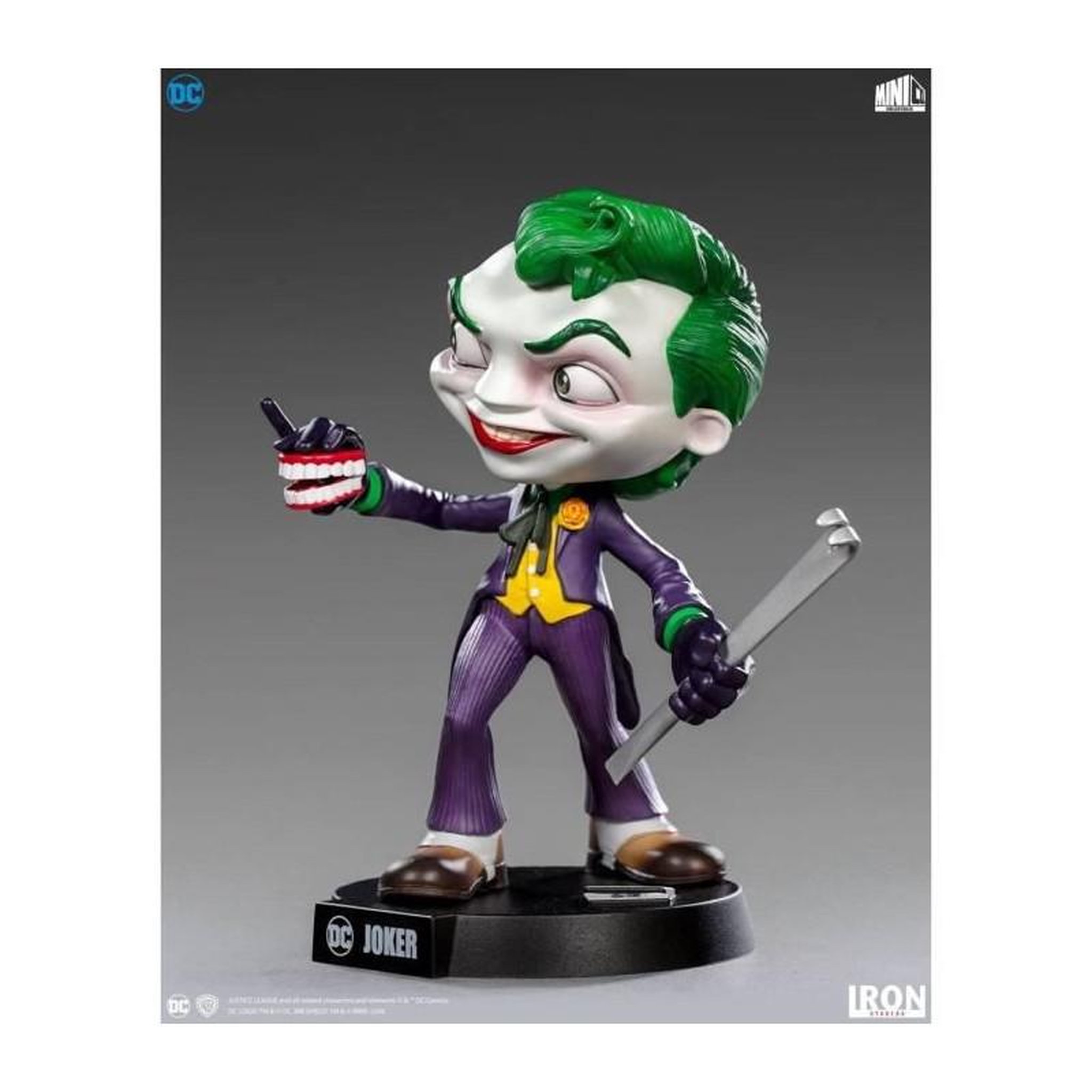 Voir la diapositive 3 : IRON STUDIOS Figurine - IRON STUDIOS - Mini Co. Deluxe - DC Comics : The Joker - PVC - 21 cm