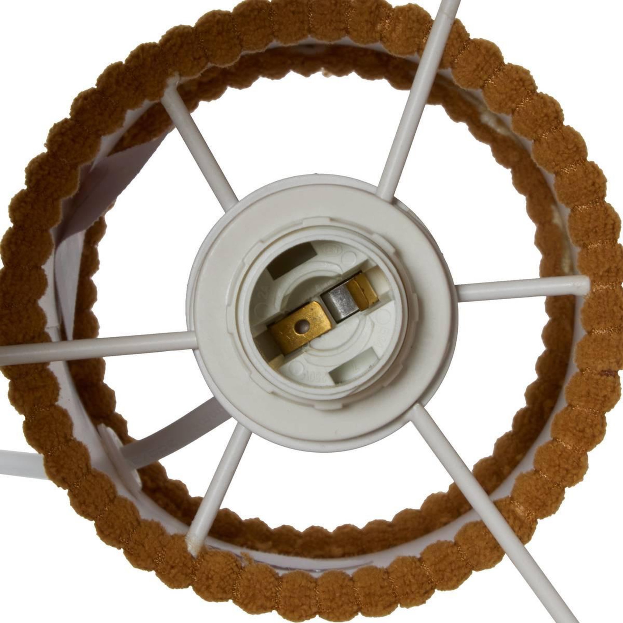 Voir la diapositive 5 : ATMOSPHERA Lampe à poser côtelée  jolina  28cm ocre