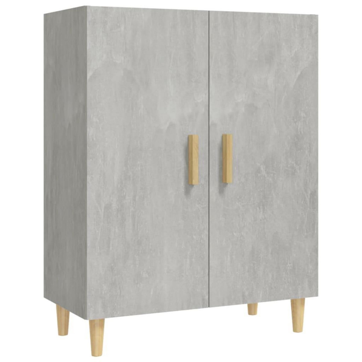 VIDAXL Buffet Gris beton 70x34x90 cm Bois d'ingenierie