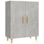 Voir la diapositive 2 : VIDAXL Buffet Gris beton 70x34x90 cm Bois d'ingenierie