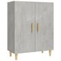 Voir la diapositive 2 : VIDAXL Buffet Gris beton 70x34x90 cm Bois d'ingenierie