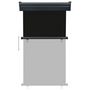 Voir la diapositive 5 : VIDAXL Auvent lateral de balcon 105x250 cm noir