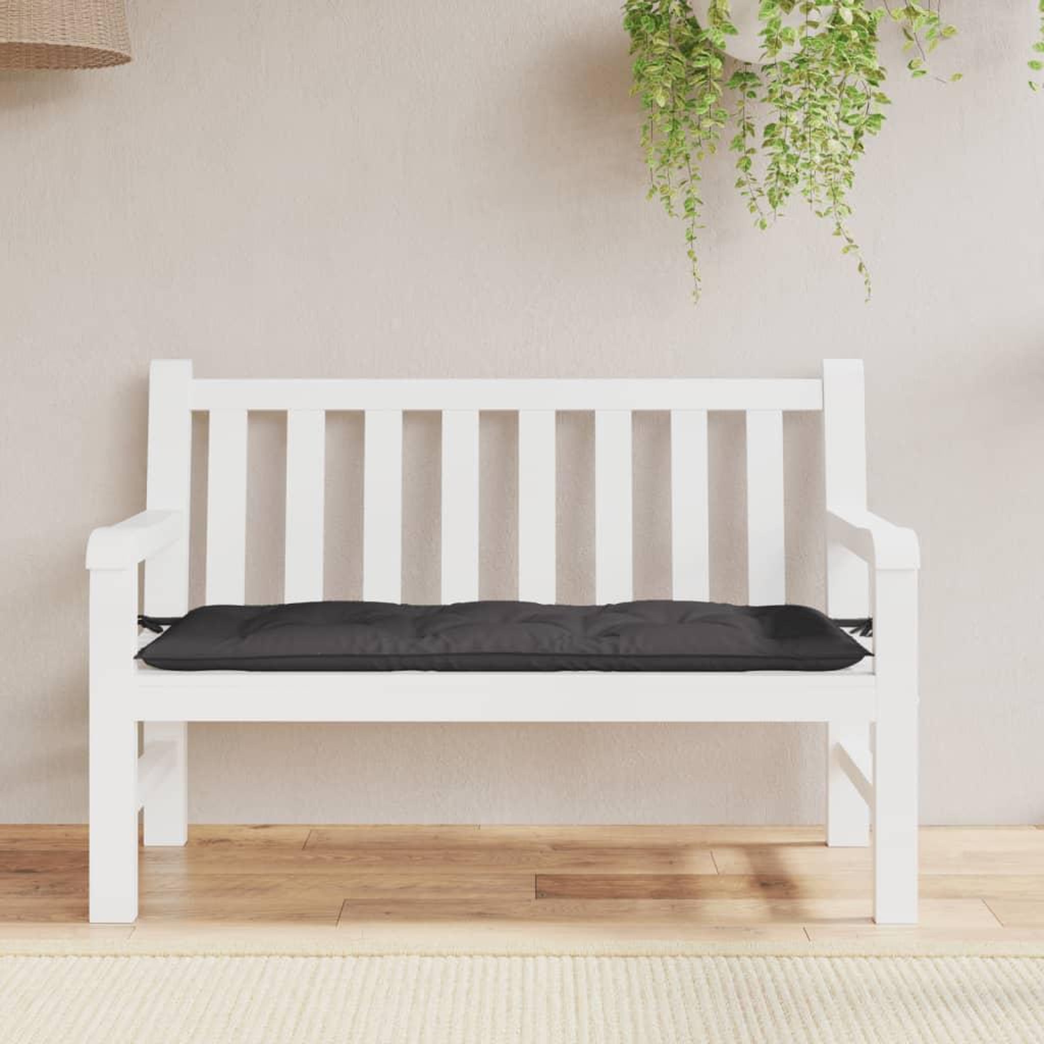 Voir la diapositive 1 : VIDAXL Coussin de banc de jardin anthracite 120x50x7 cm tissu oxford