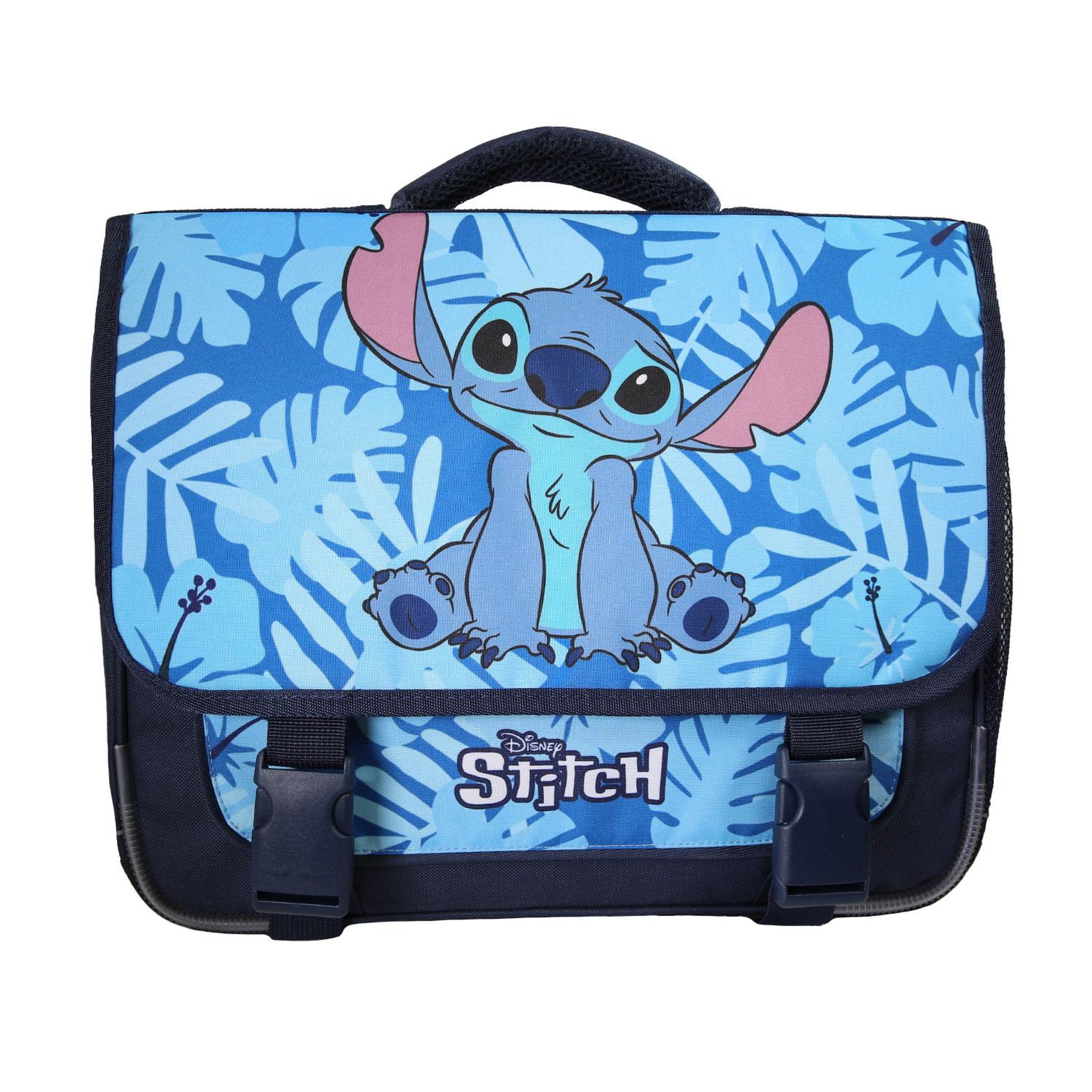 Bagtrotter Stitch – cartable scolaire 38 cm – bleu – 2 compartiments