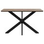 Voir la diapositive 4 : BEST MOBILIER Tom - table à manger - plateau effet bois - pieds en métal - 4 à 6 personnes