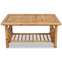 Voir la diapositive 2 : VIDAXL Table basse Bambou 90x50x45 cm