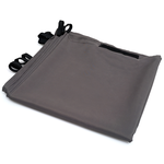 ID MARKET Lot de 2 rideaux pour pergola 3 et 4 M gris panneaux muraux avec fermeture éclair