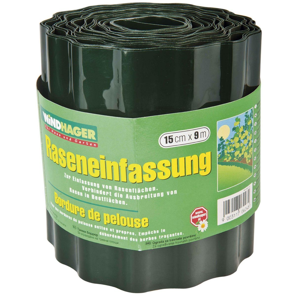 Windhager Bordure de pelouse 15CM X 9M