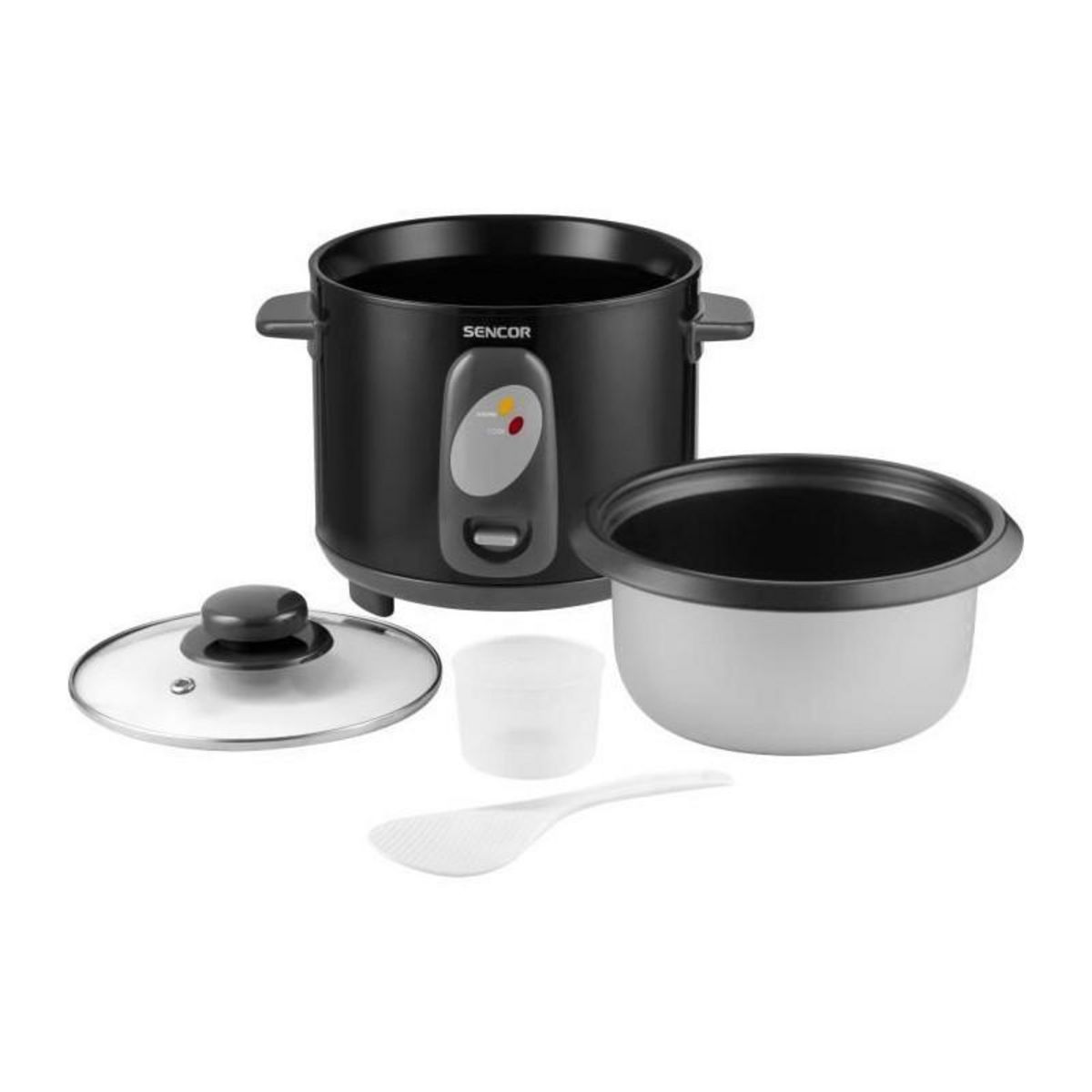 SENCO Cuiseur a riz - SENCOR - SRM 1001BK - 400 W - 1 L - Noir