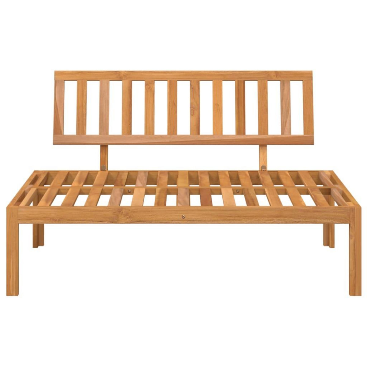 VIDAXL Canape central palette de jardin bois massif d'acacia