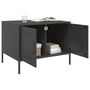 Voir la diapositive 4 : VIDAXL Table basse noir 68x50x50,5 cm acier