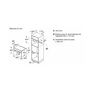 Voir la diapositive 3 : BOSCH Four combiné micro-ondes intégrable 45l 60cm noir - CMG7241B1F