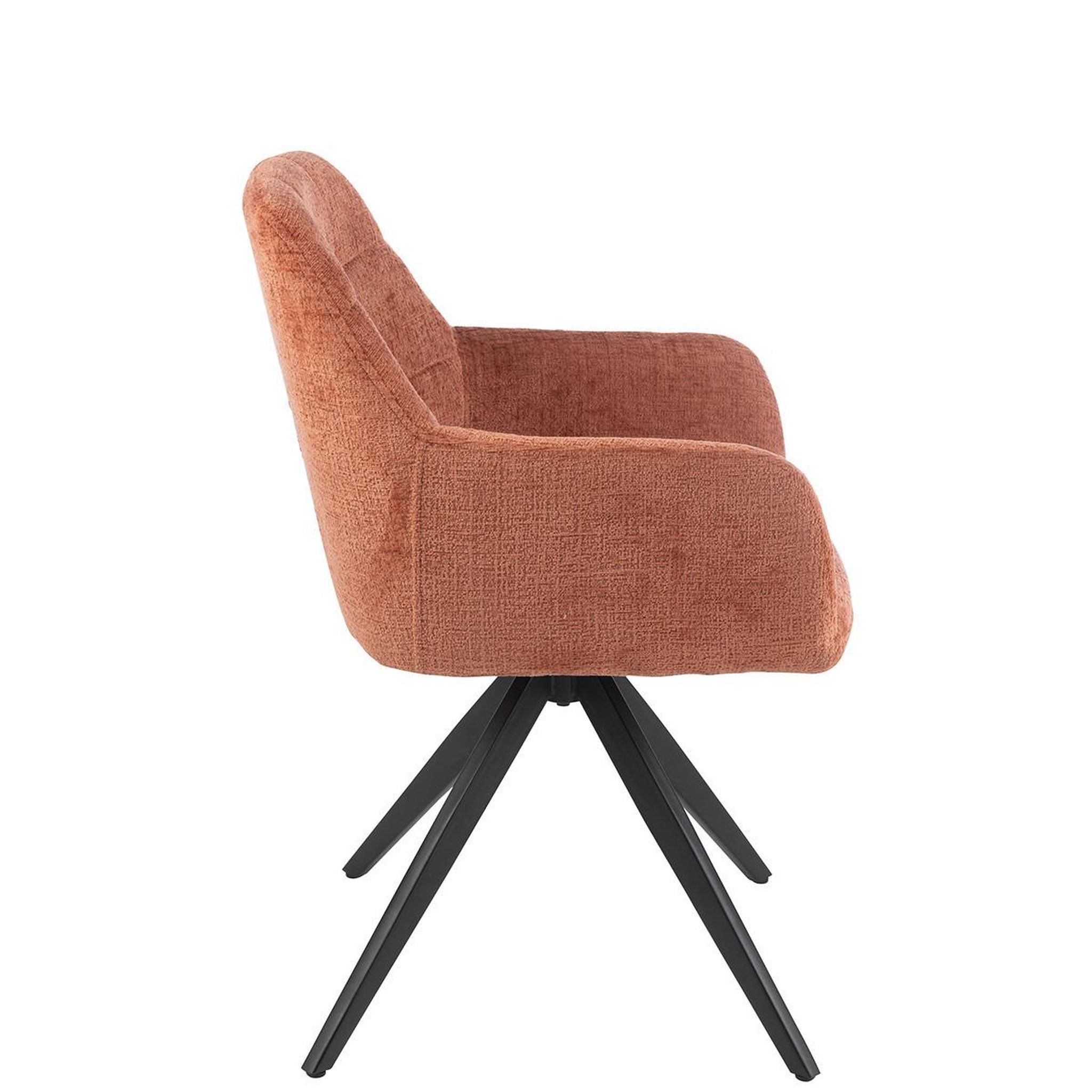 Voir la diapositive 3 : J-LINE Chaise design  louna  85cm pêche