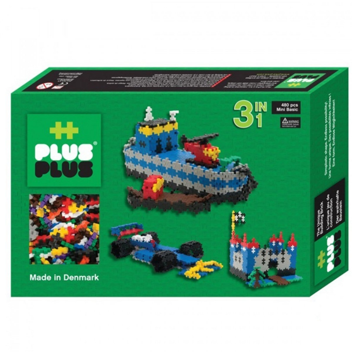 KONTIKI Mini basic 480 pièces 3 en 1