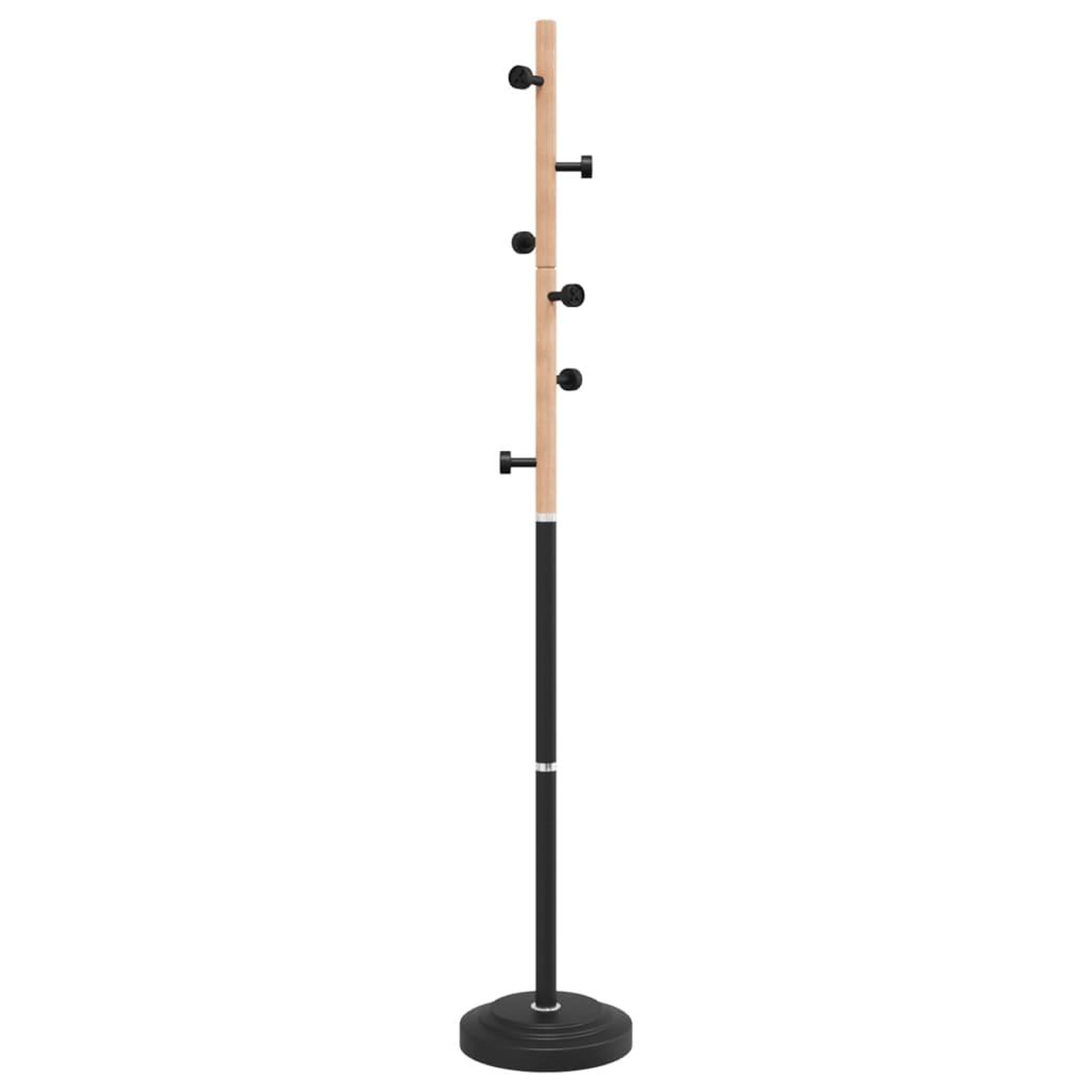 Voir la diapositive 5 : VIDAXL Porte-manteau noir 177 cm fer enduit de poudre