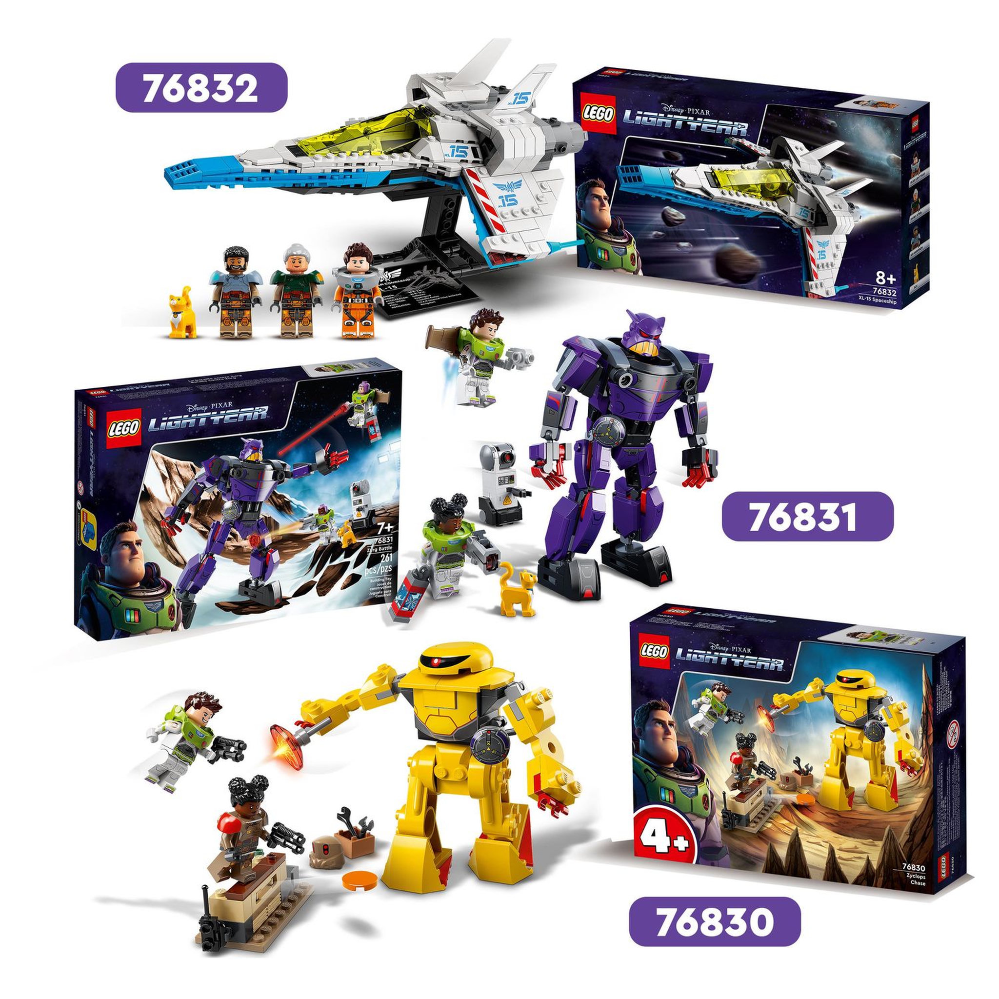 Voir la diapositive 7 : LEGO Disney 76832 Le Vaisseau Spatial XL-15 Buzz l'Éclair