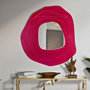 Voir la diapositive 6 : Paris Prix Miroir Mural Design  Dalia  97cm Fuchsia