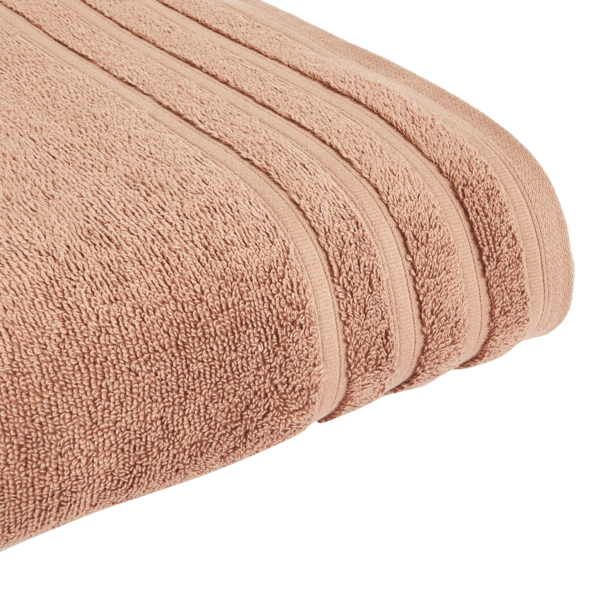 Voir la diapositive 2 : ACTUEL  Serviette de toilette unie en coton bouclé 500 gr/m2