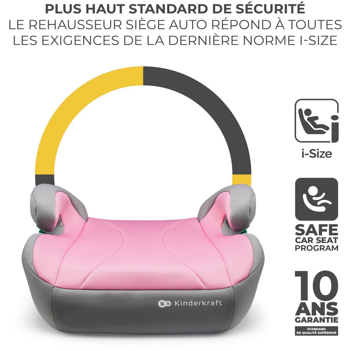 KINDERKRAFT Rehausseur bas I-BOOST i-Size 135-150 cm