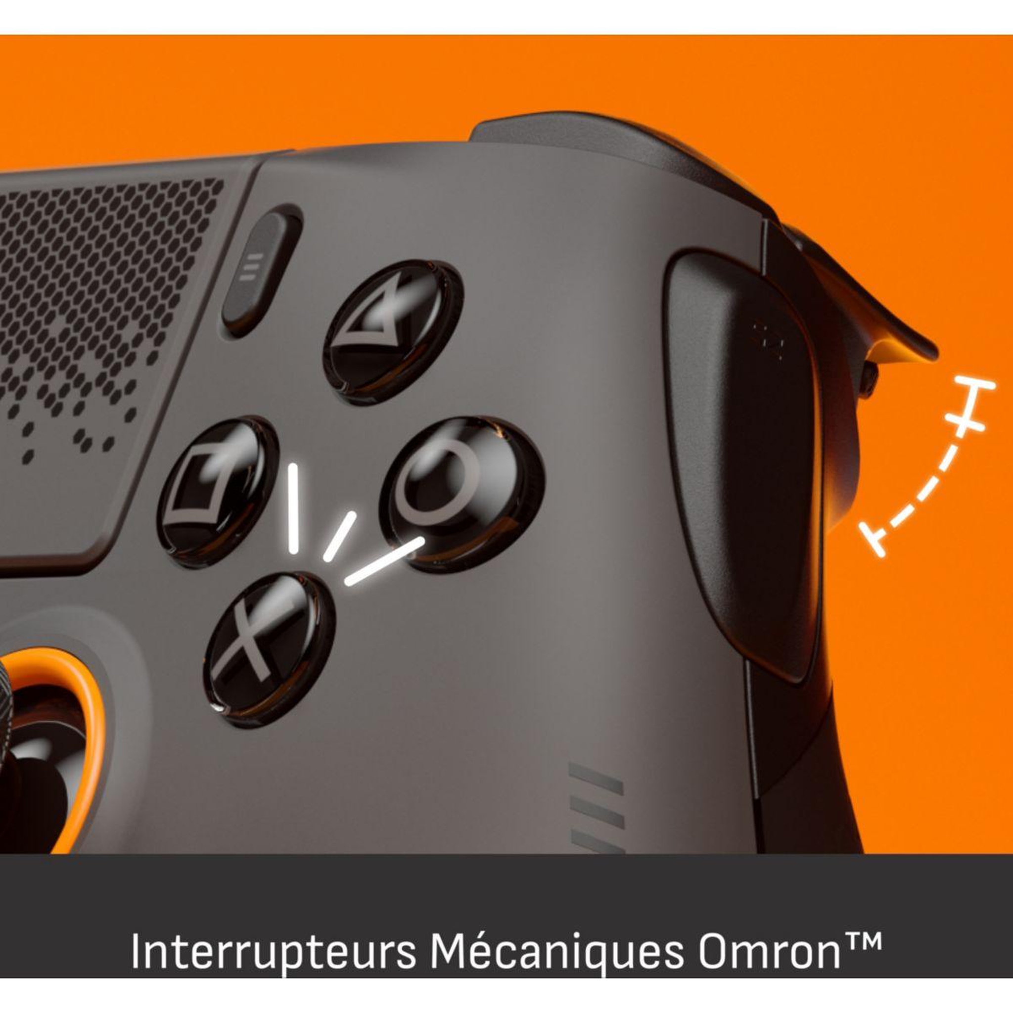 Voir la diapositive 4 : SCUFGAMING Manette Omega Wireless Steel Gray