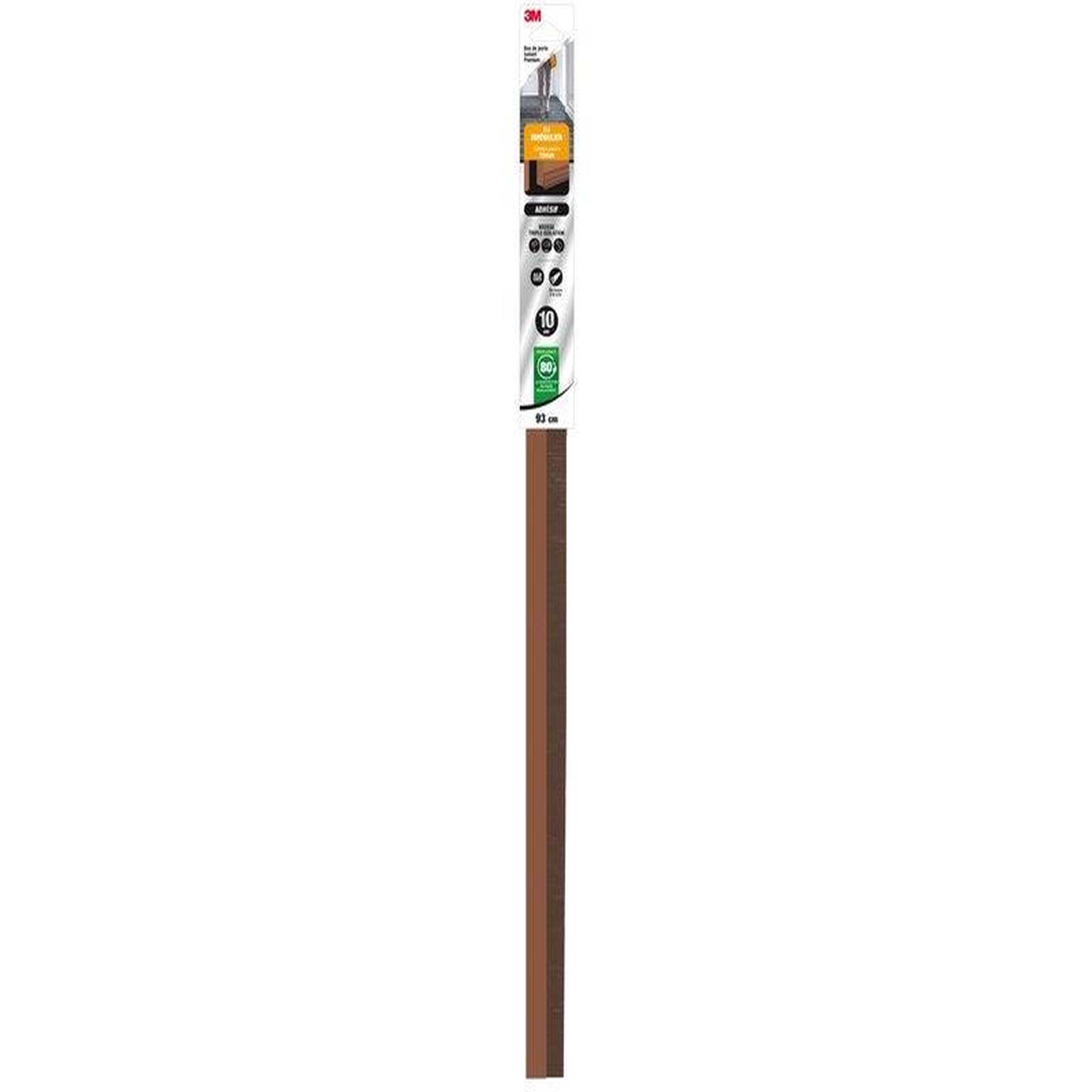 3M Bas De Porte Adhésif Sol Irregulier Premium, L.93 Cm Marron