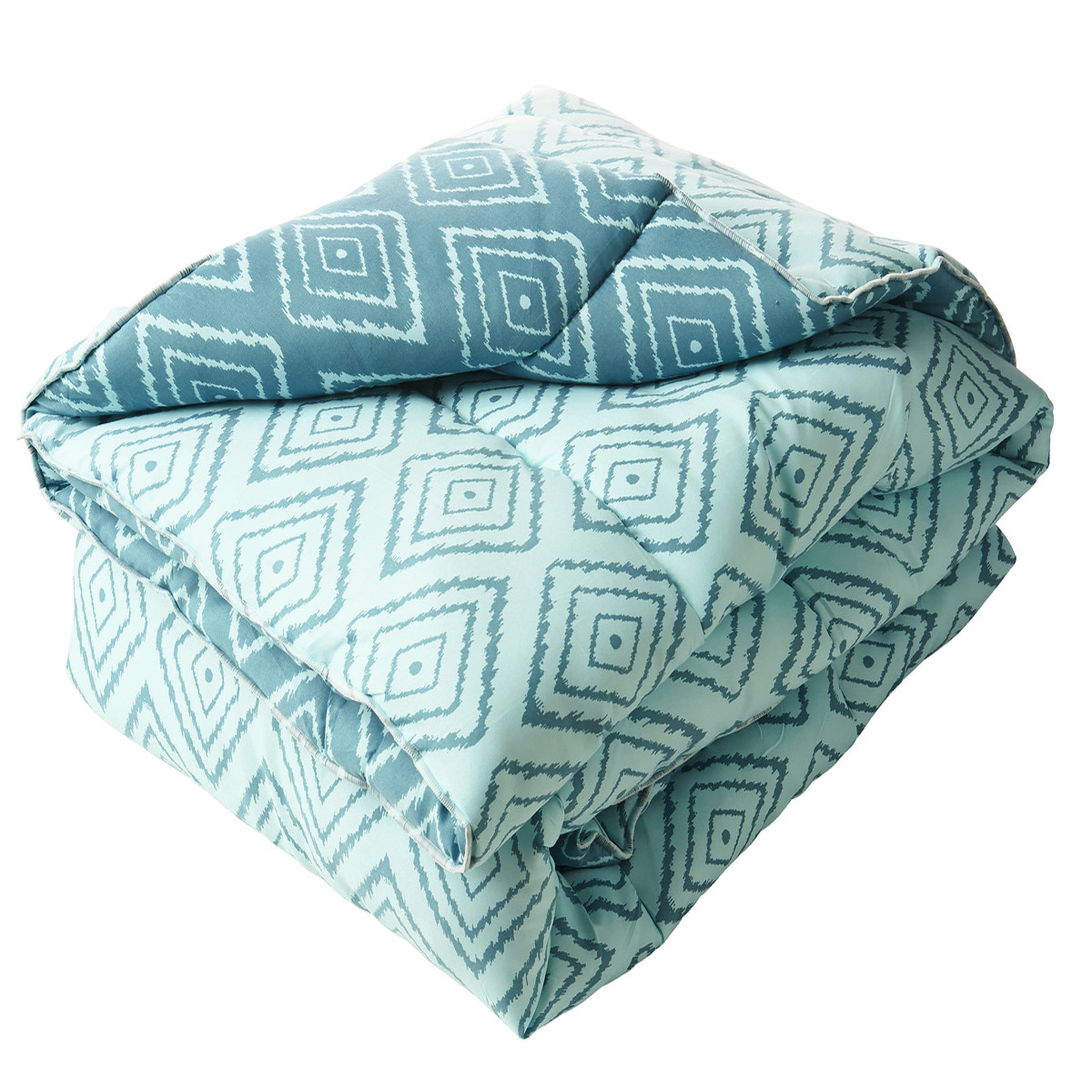 Voir la diapositive 3 : BLANREVE Couette fantaisie double face imprimée en microfibre PATSY