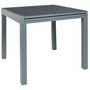 Voir la diapositive 5 : Paris Prix Table de Jardin Extensible  Haria  80-160cm Gris