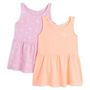 Voir la diapositive 1 : IN EXTENSO Lot de 2 robes bébé fille