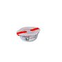 Voir la diapositive 1 : PYREX  Plat rond en verre avec couvercle plastique 14 x 12 cm Cook and Heat 