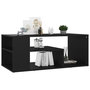 Voir la diapositive 3 : VIDAXL Table basse noir 100x50x40 cm bois d'ingenierie