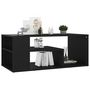 Voir la diapositive 3 : VIDAXL Table basse noir 100x50x40 cm bois d'ingenierie