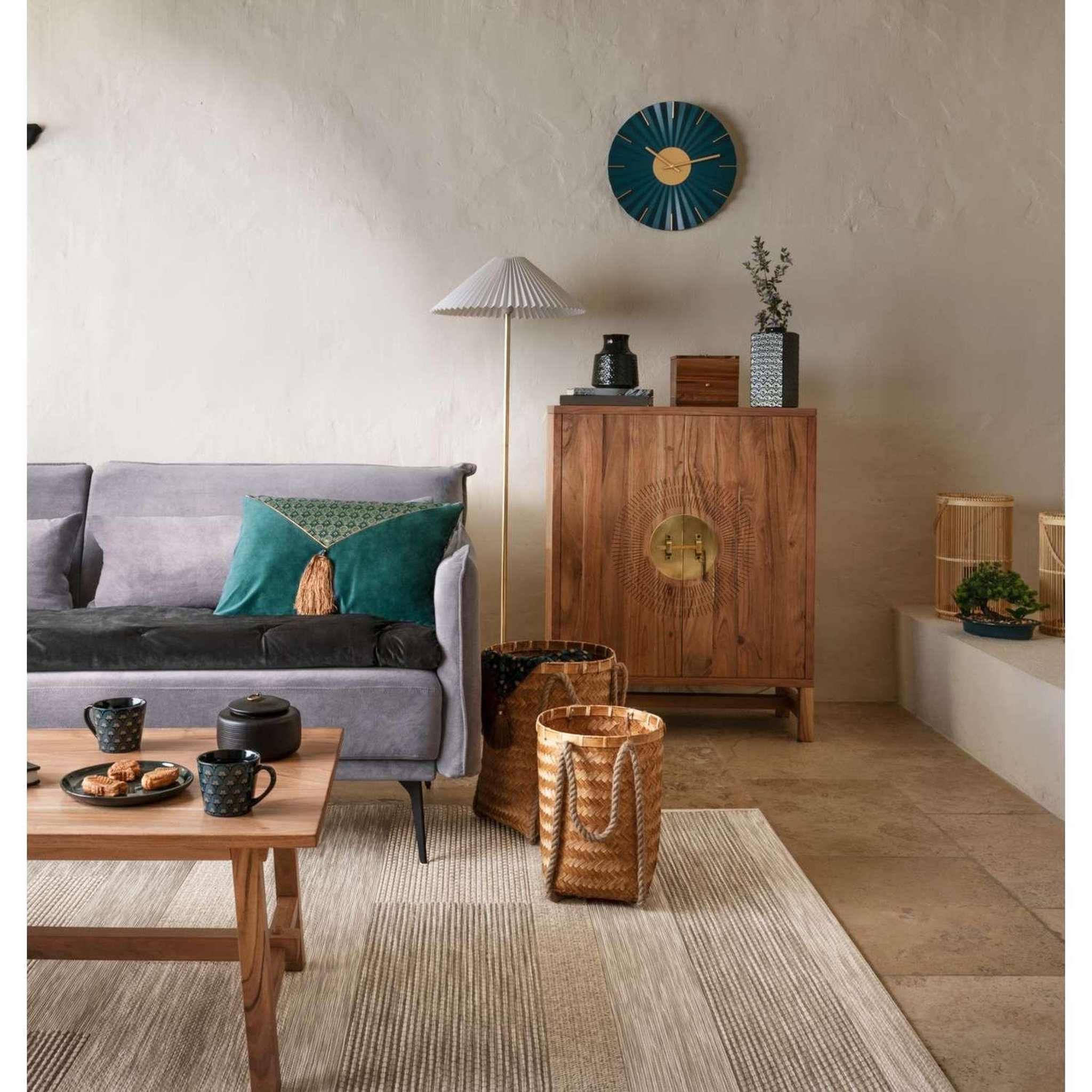 Voir la diapositive 2 : ATMOSPHERA Buffet haut 2 portes en bois JILING - Marron