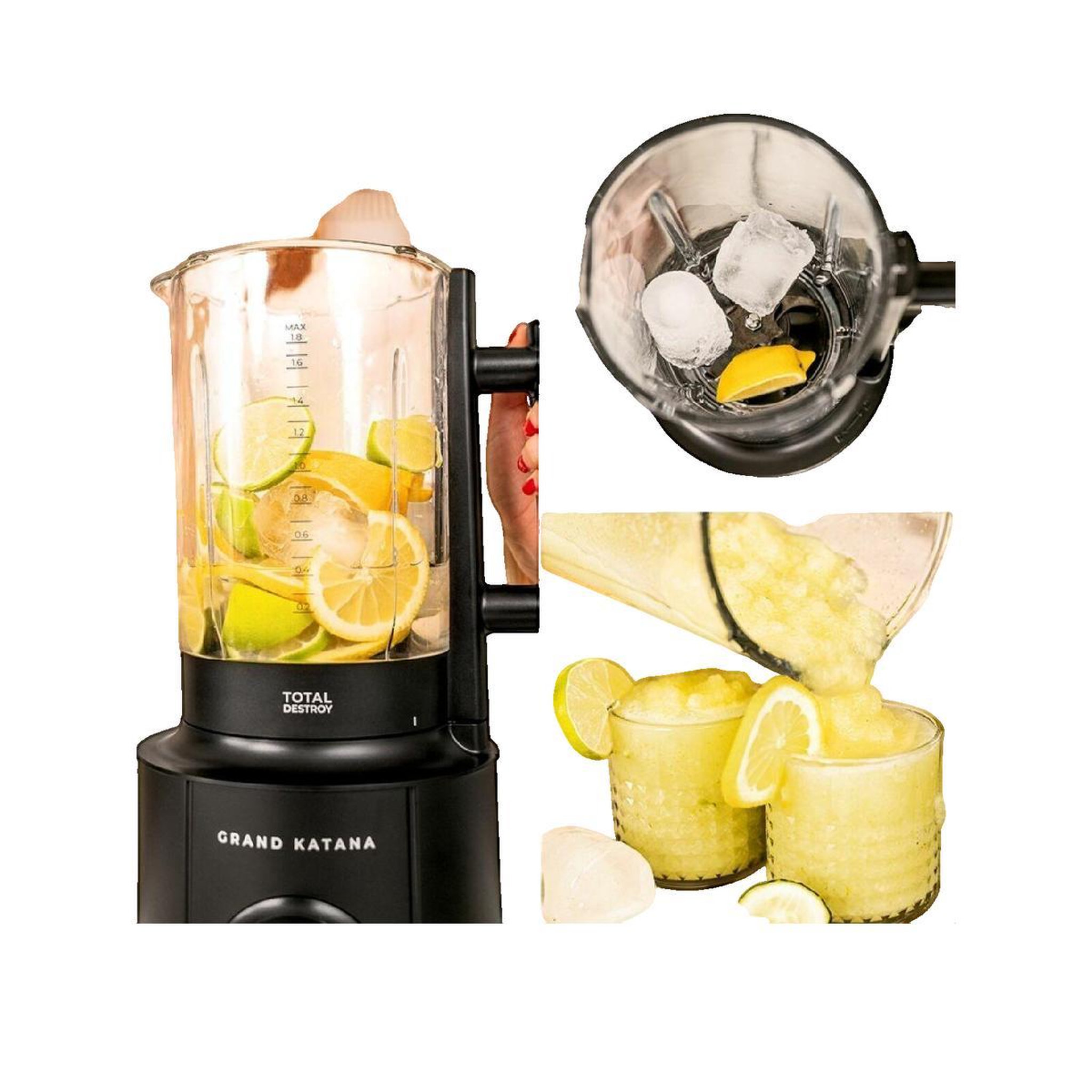 Voir la diapositive 3 : CECOTEC Blender Cecotec Grand Katana 2700MAX puissance 2700 W noir
