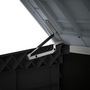 Voir la diapositive 6 : Keter Coffre de rangement extérieur KETER en résine 1200 litres Noir et gris - Range Poubelles ou vélo