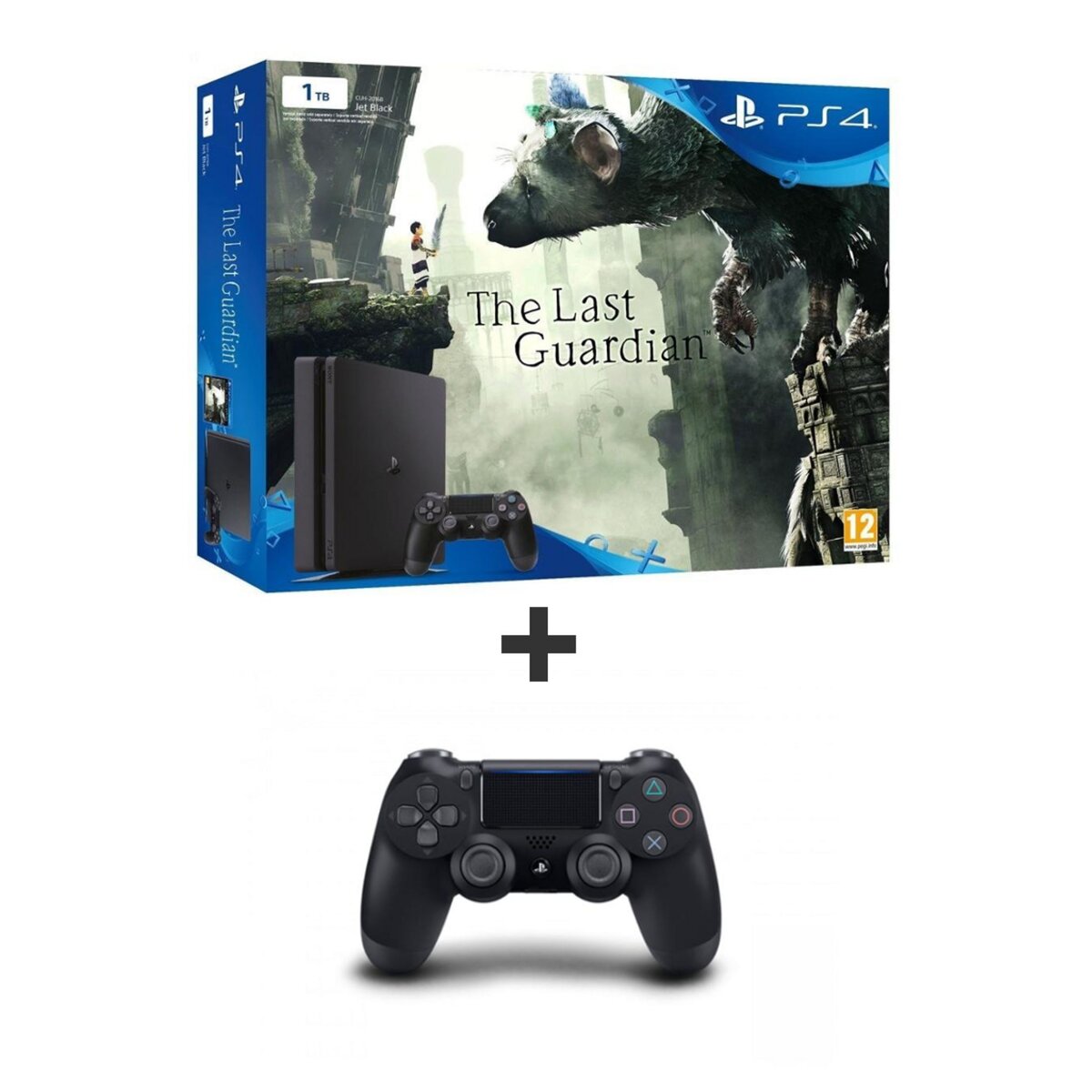 Console PS4 1To Slim The Last Guardian + 2eme manette Dualshock 4
