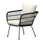 Voir la diapositive 3 : Paris Prix Fauteuil de Jardin  Isola  71cm Noir
