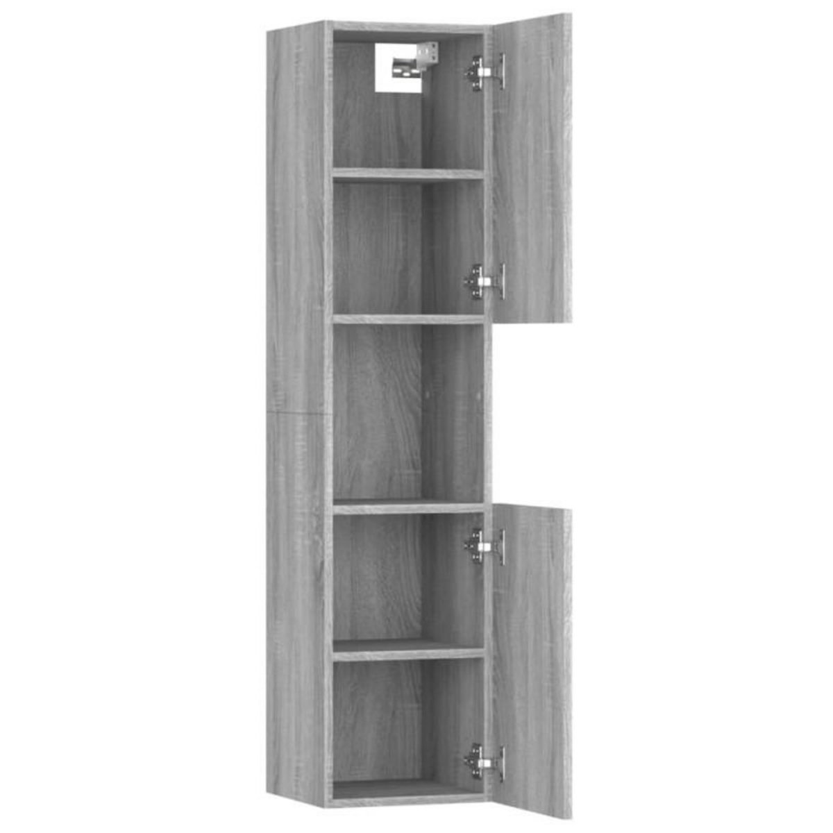 VIDAXL Armoire de bain Sonoma gris 30x30x130 cm Bois d ingénierie