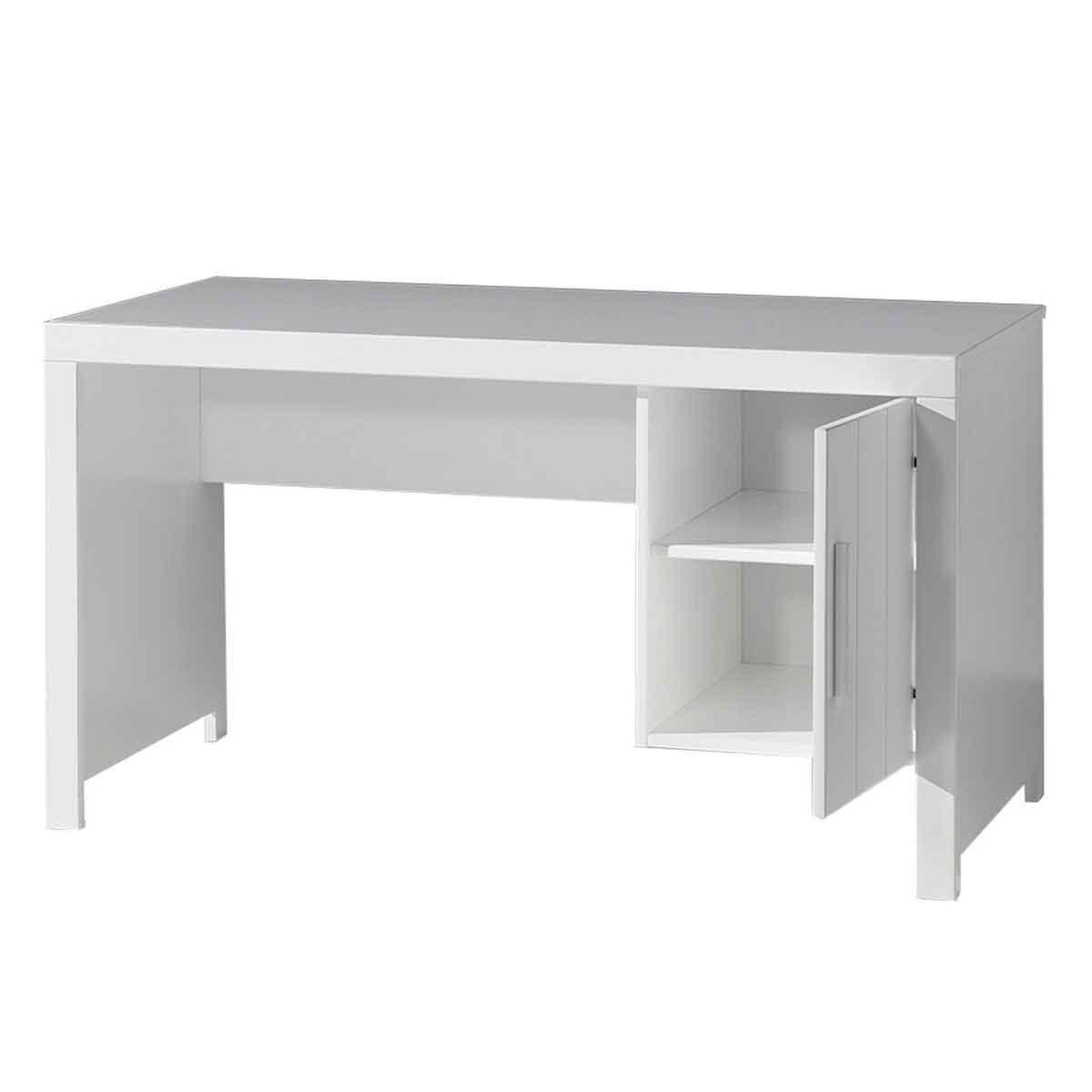 Voir la diapositive 2 : Paris Prix Bureau Enfant  Erik  137cm Blanc