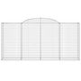 Voir la diapositive 4 : VIDAXL Paniers a gabions arques 11 pcs 300x50x140/160 cm fer galvanise