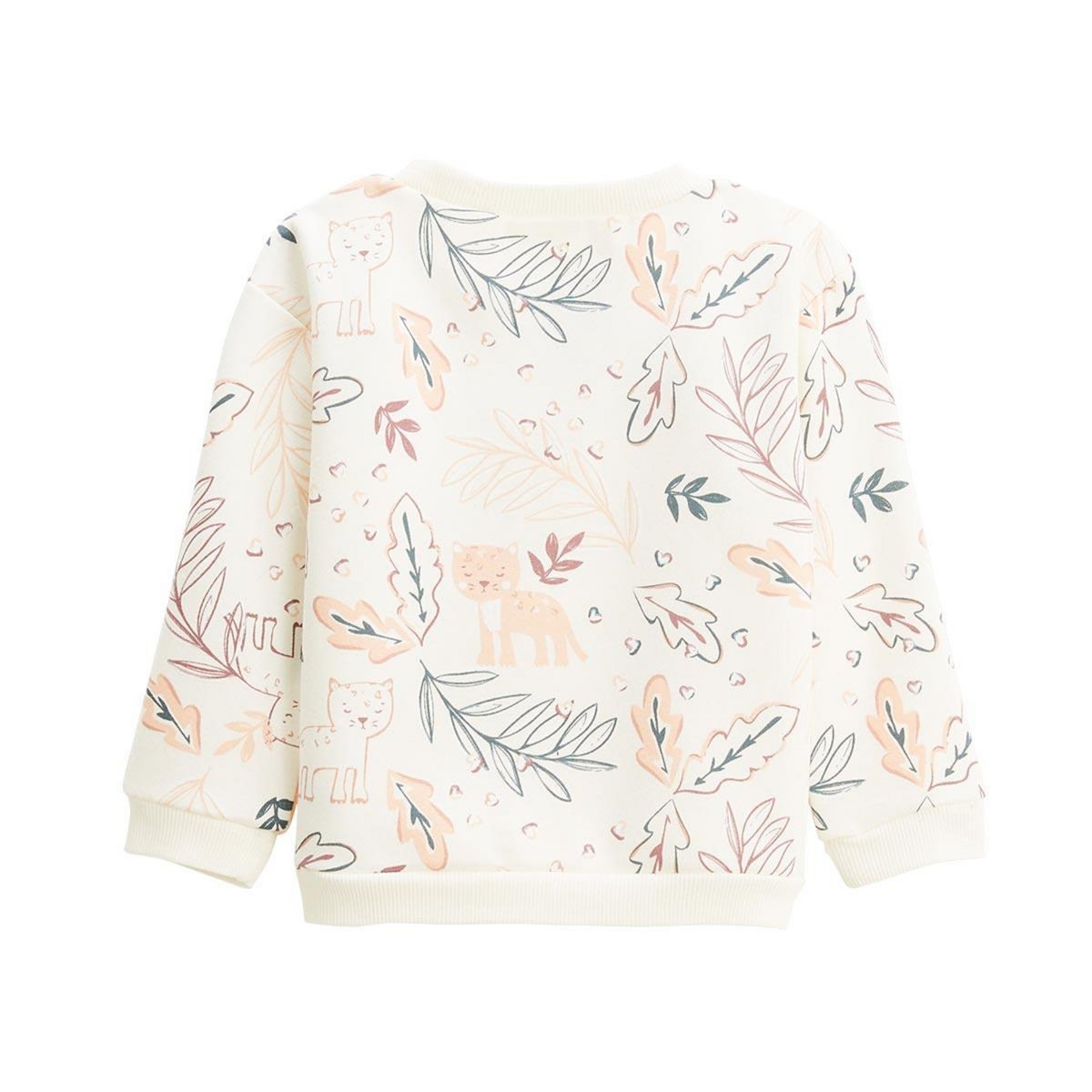 Petit Béguin Ensemble enfant sweat et pantalon en molleton Matcha