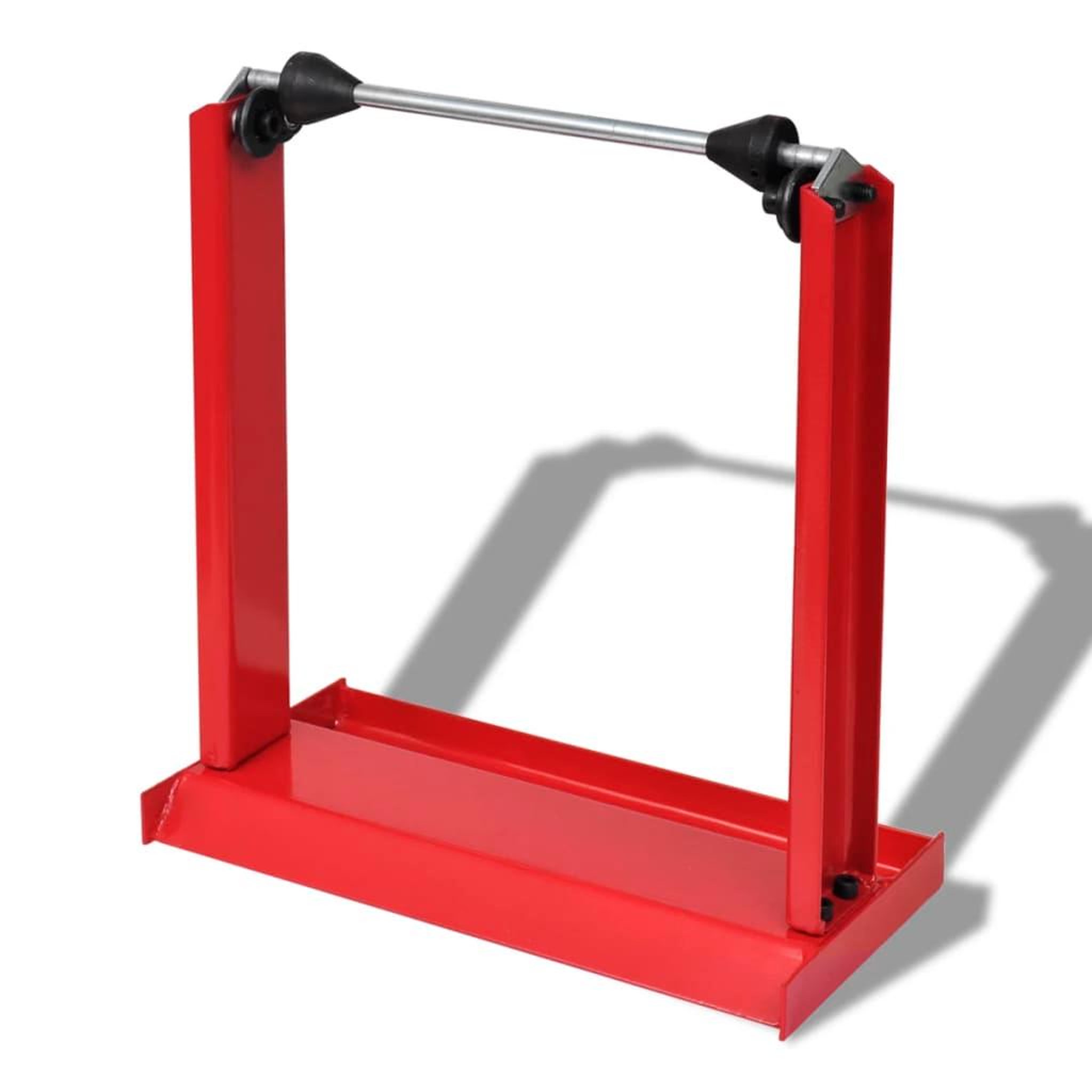 VIDAXL Equilibreuse pour roue de moto professionnelle Rouge