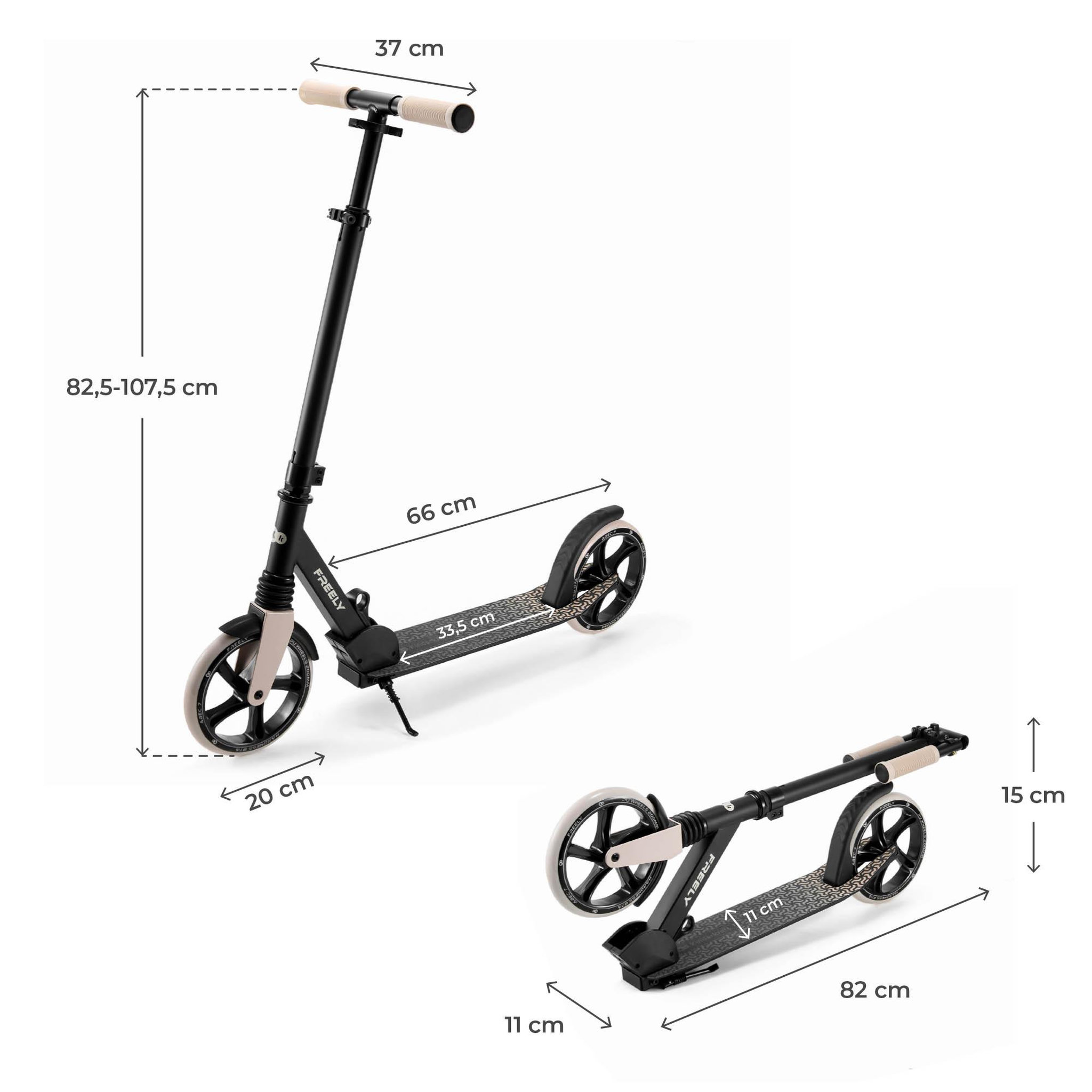 Voir la diapositive 6 : KINDERKRAFT Trottinette pliable urbaine enfant et adulte
